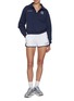 模特儿示范图 - 点击放大 - SPORTY & RICH - Yankees Serif Polo Shirt