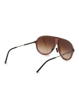 模特儿示范图 - 点击放大 - MONCLER - Glyde Acetate Pilot Sunglasses