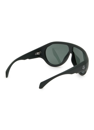模特儿示范图 - 点击放大 - MONCLER - Sport Injected Frame Pilot Sunglasses