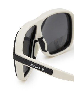 细节 - 点击放大 - MONCLER EYEWEAR - Sport Injected Frame Square Sunglasses