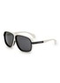 首图 - 点击放大 - MONCLER EYEWEAR - Sport Injected Frame Square Sunglasses