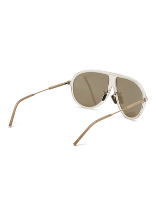 模特儿示范图 - 点击放大 - MONCLER - Glyde Acetate Pilot Sunglasses