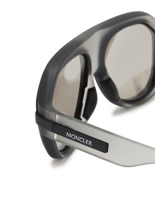 细节 - 点击放大 - MONCLER - Sport Injected Frame Pilot Sunglasses