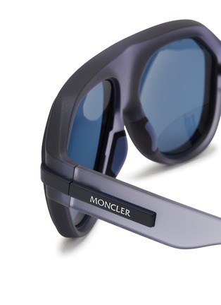 细节 - 点击放大 - MONCLER EYEWEAR - Sport Injected Frame Pilot Sunglasses