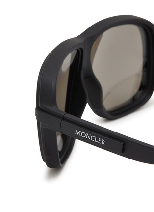 细节 - 点击放大 - MONCLER EYEWEAR - Sport Injected Frame Square Sunglasses