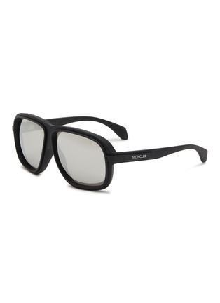 首图 - 点击放大 - MONCLER EYEWEAR - Sport Injected Frame Square Sunglasses