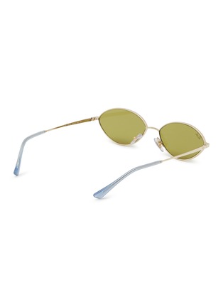 模特儿示范图 - 点击放大 - RAY-BAN - Metal Oval Unisex Sunglasses