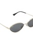 细节 - 点击放大 - RAY-BAN - Metal Oval Unisex Sunglasses