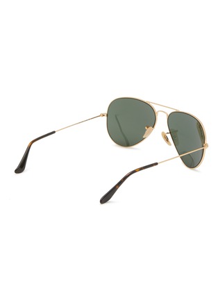 模特儿示范图 - 点击放大 - RAY-BAN - Metal Aviator Unisex Sunglasses