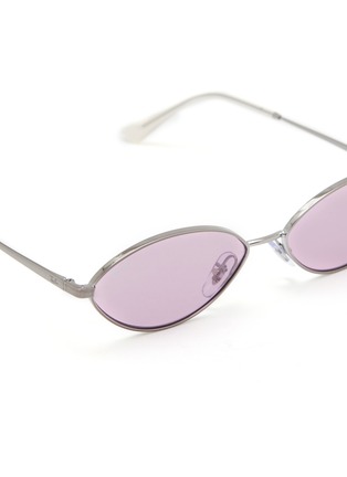 细节 - 点击放大 - RAY-BAN - Metal Oval Unisex Sunglasses