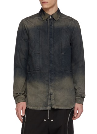 首图 - 点击放大 - RICK OWENS - Fogpocket Degrade Denim Outer Shirt