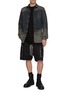 模特儿示范图 - 点击放大 - RICK OWENS - Fogpocket Degrade Denim Outer Shirt