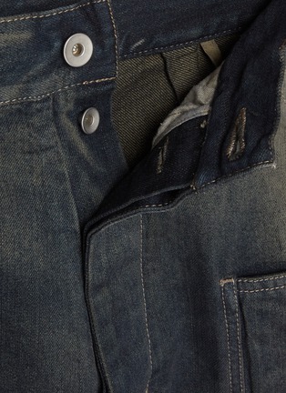  - RICK OWENS - Stefan Degrade Denim Cargo Short