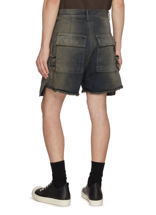 背面 - 点击放大 - RICK OWENS - Stefan Degrade Denim Cargo Short