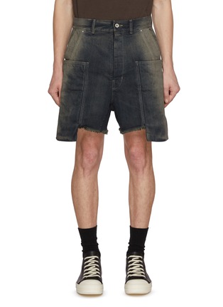 首图 - 点击放大 - RICK OWENS - Stefan Degrade Denim Cargo Short