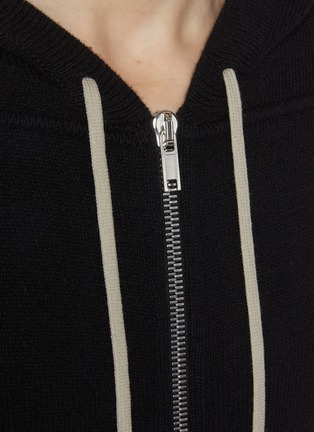  - RICK OWENS - 加长抽绳拉链夹克