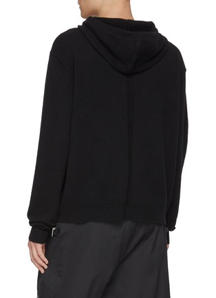 背面 - 点击放大 - RICK OWENS - 加长抽绳拉链夹克