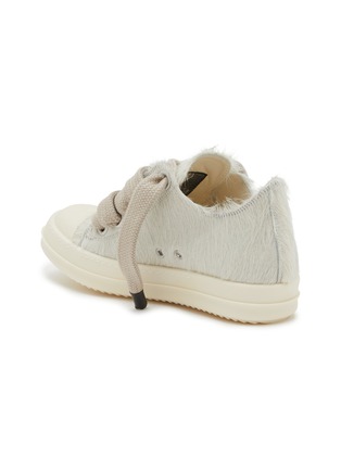  - RICK OWENS - Jumbolace Calf Hair Women's Low Top Sneakers