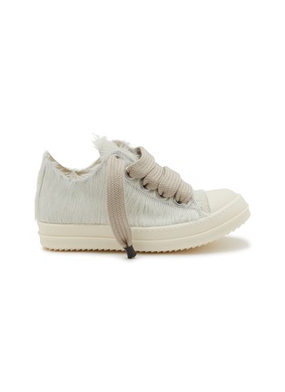 首图 - 点击放大 - RICK OWENS - Jumbolace Calf Hair Women's Low Top Sneakers