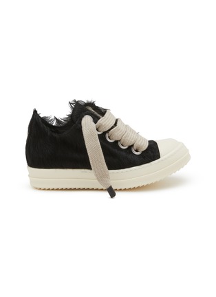 首图 - 点击放大 - RICK OWENS - Jumbolace Calf Hair Women's Low Top Sneakers