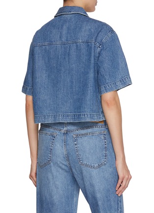 背面 - 点击放大 - RAG & BONE - Stevie Featherweight Medium Wash Denim Shirt
