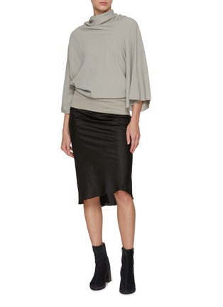 模特儿示范图 - 点击放大 - RICK OWENS - 剪裁领上衣