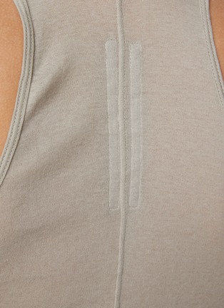  - RICK OWENS - 纯棉不规则剪裁背心