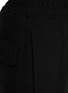  - RICK OWENS - 加长系带羊毛锥形长裤