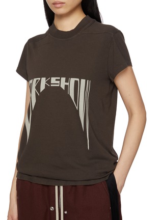  - RICK OWENS DRKSHDW - Short Sleeve Logo Cotton T-Shirt