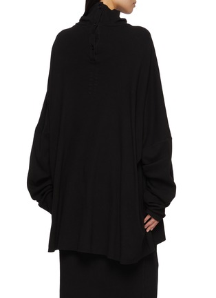 背面 - 点击放大 - RICK OWENS DRKSHDW - Long Sleeve Slouchy Cotton Top