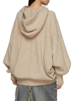 背面 - 点击放大 - RICK OWENS - 连帽针织衫