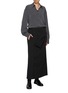 模特儿示范图 - 点击放大 - Y'S - All Over Button Wool Skirt