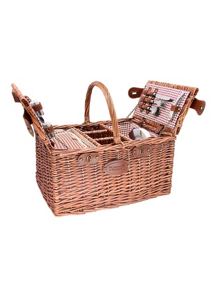 首图 –点击放大 - LES JARDINS DE LA COMTESSE - Saint-Germain Picnic Basket for 4 Person — Red Gingham