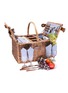 细节 –点击放大 - LES JARDINS DE LA COMTESSE - Saint-Germain Picnic Basket for 4 Person — Blue Gingham