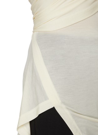  - HELMUT LANG - 不对称褶裥上衣