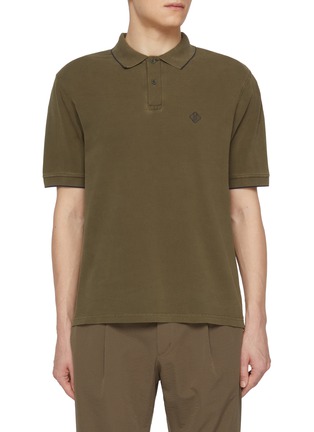 首图 - 点击放大 - HERNO - Logo Pigment Dyed Cotton Polo Shirt