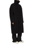 细节 - 点击放大 - RICK OWENS - Dracucollar Melton Wool Coat Jacket