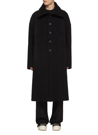 首图 - 点击放大 - RICK OWENS - Dracucollar Melton Wool Coat Jacket