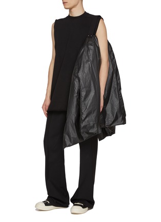 细节 - 点击放大 - RICK OWENS - Coated Mac Cropped Jacket