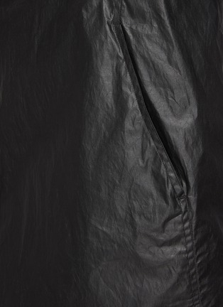  - RICK OWENS - Coated Mac Cropped Jacket