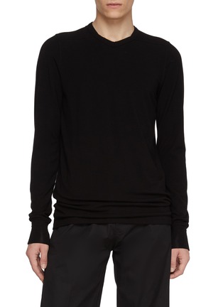 首图 - 点击放大 - RICK OWENS - 棱角领 T 恤