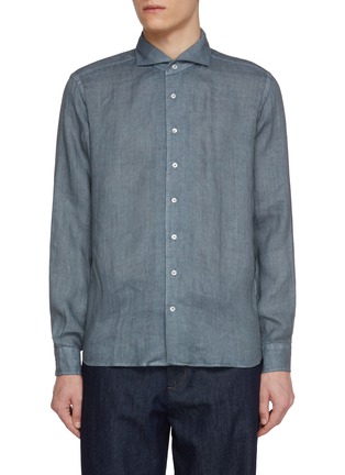 首图 - 点击放大 - EQUIL - Spread Collar Flax Linen Shirt