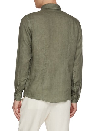 背面 - 点击放大 - EQUIL - Spread Collar Flax Linen Shirt