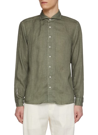 首图 - 点击放大 - EQUIL - Spread Collar Flax Linen Shirt
