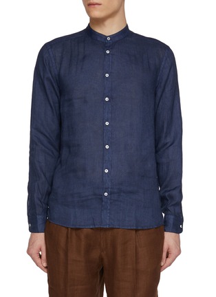 首图 - 点击放大 - EQUIL - Mandarin Collar Linen Shirt