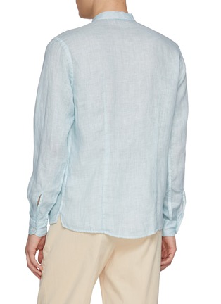 背面 - 点击放大 - EQUIL - Mandarin Collar Linen Shirt