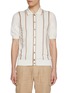 首图 - 点击放大 - EQUIL - Striped Button Up Knit Cotton Polo Shirt