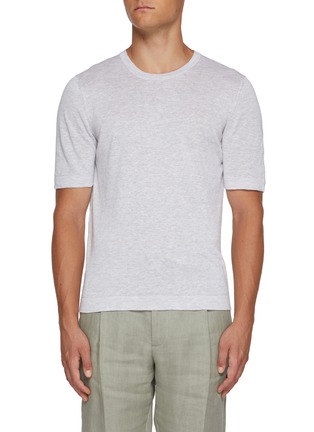 首图 - 点击放大 - EQUIL - Linen Cotton Crewneck T-Shirt