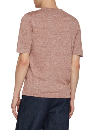 背面 - 点击放大 - EQUIL - Crewneck Flax Linen Cotton T-shirt