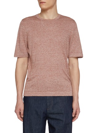 首图 - 点击放大 - EQUIL - Crewneck Flax Linen Cotton T-shirt
